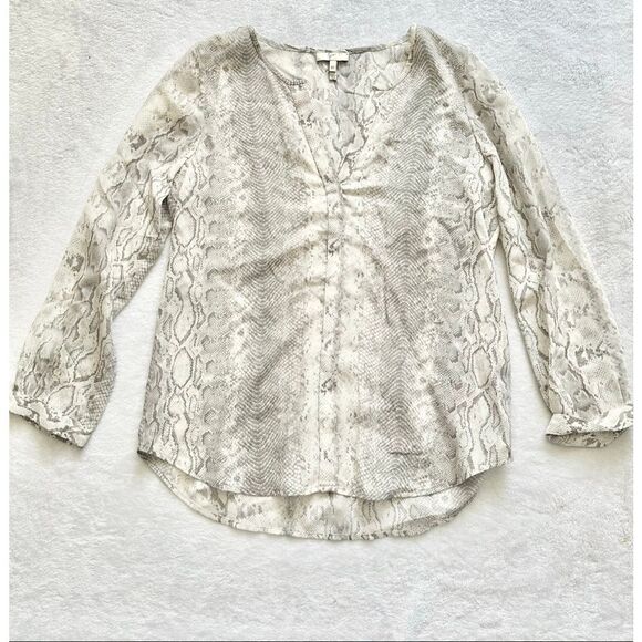Joie snake print blouse size xs - Picture 2 of 10